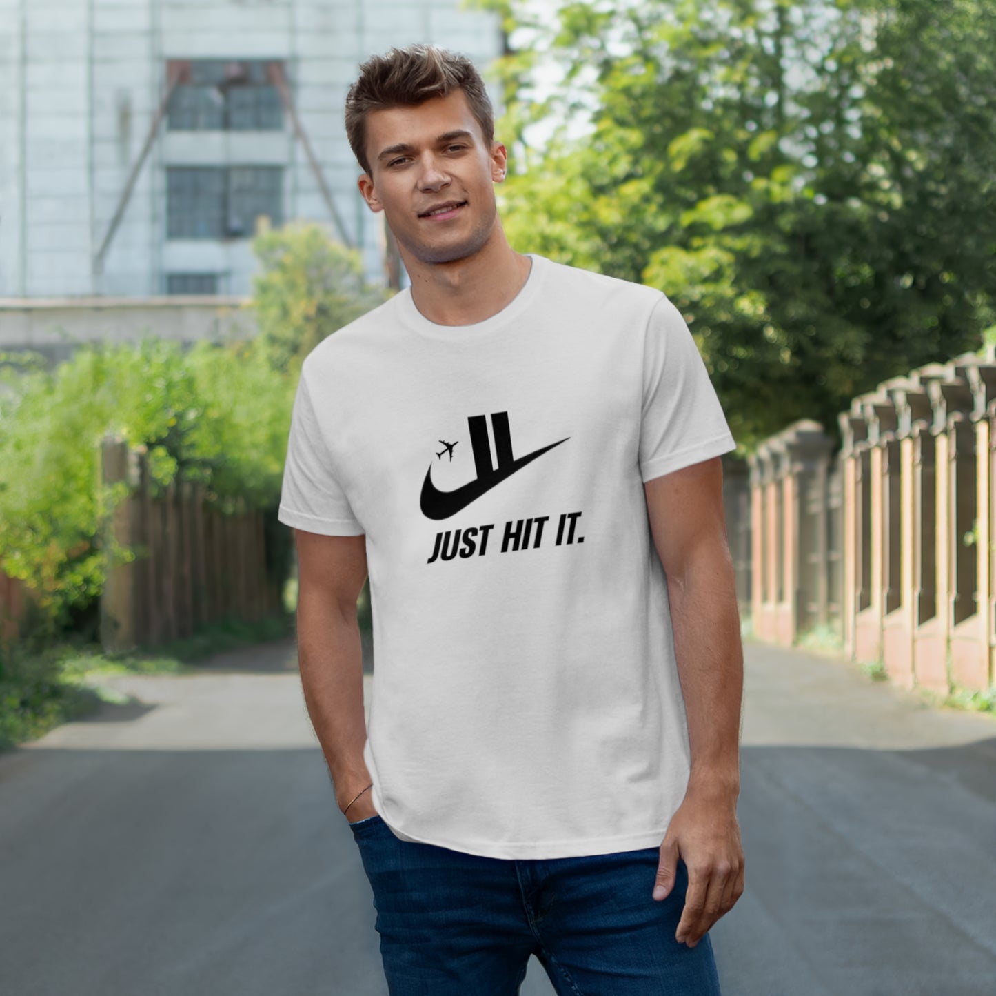 T-shirt Just Hit It Homme